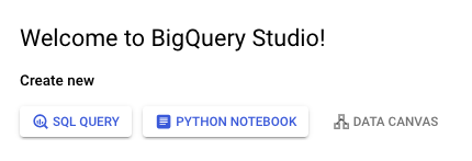 欢迎使用 BigQuery Studio