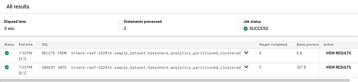 在 BigQuery 中编写一个简单的 SQL 脚本