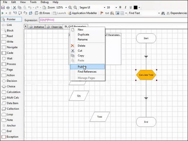 发布 Object Studio 页面