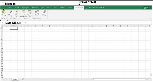 管理 Power Pivot