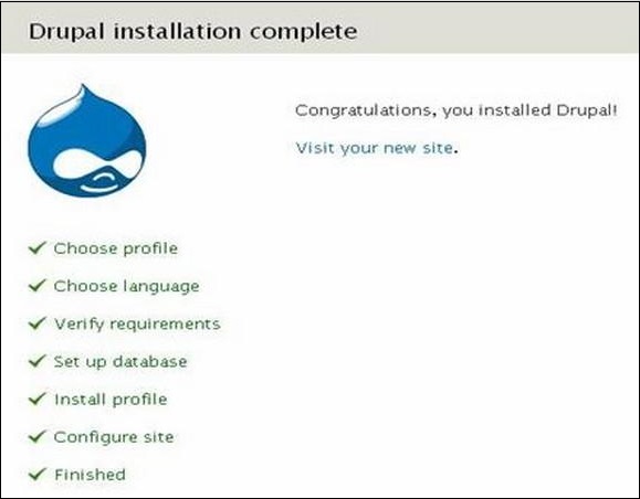 Drupal 安装