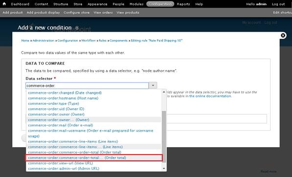 Drupal Setup Shipping