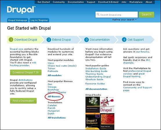 Drupal 主题和布局