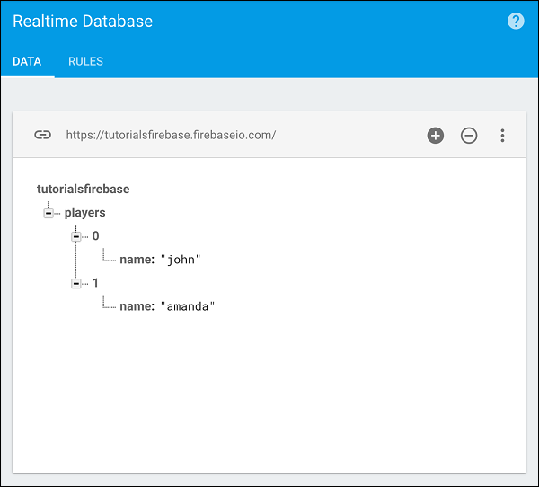 Firebase Data Simple