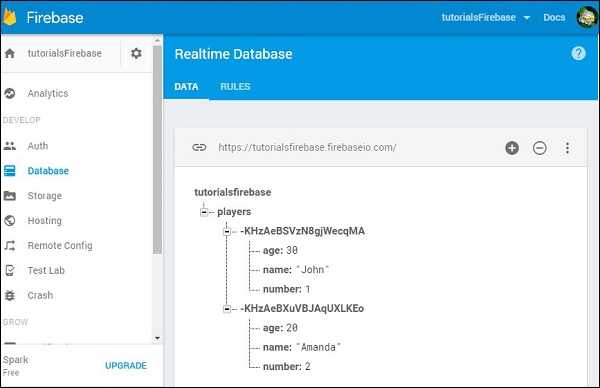 Firebase Queries Data