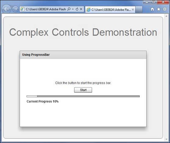 Flex ProgressBar Control