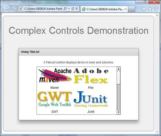 Flex TileList Control