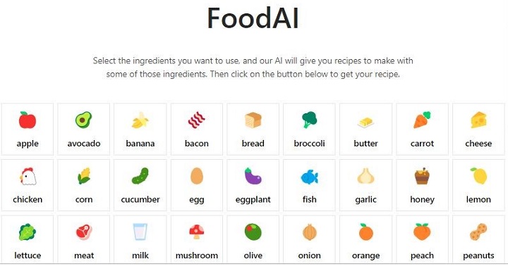 AI 驱动的食谱和膳食计划