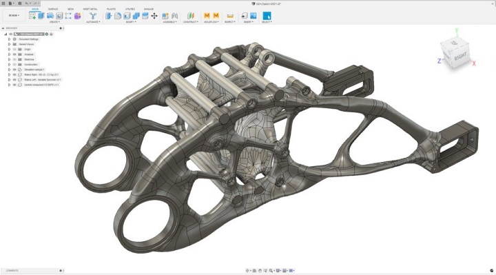 具有生成设计的 Autodesk Fusion 360