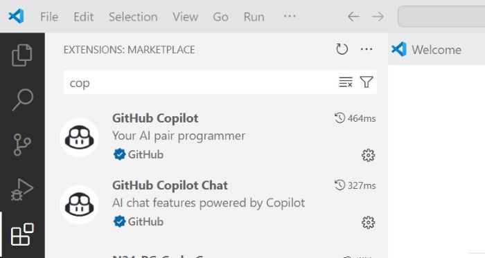 GitHub Copilot VS Code Extension