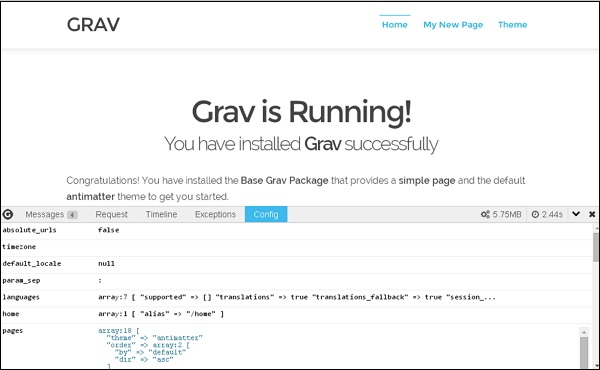 Grav Debugging & Logging