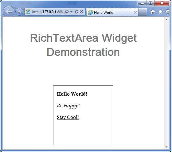 GWT RichTextArea Widget