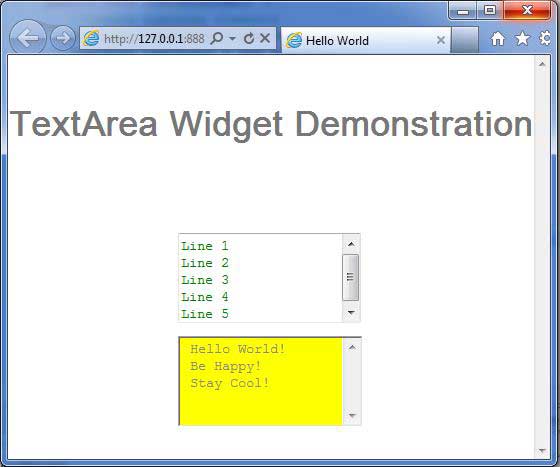 GWT TextArea Widget