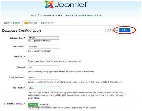 joomla Setup