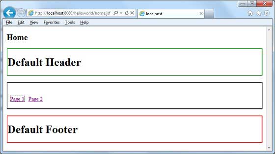 JSF ui:param result