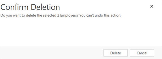 Mscrm Delete Records Confirmation