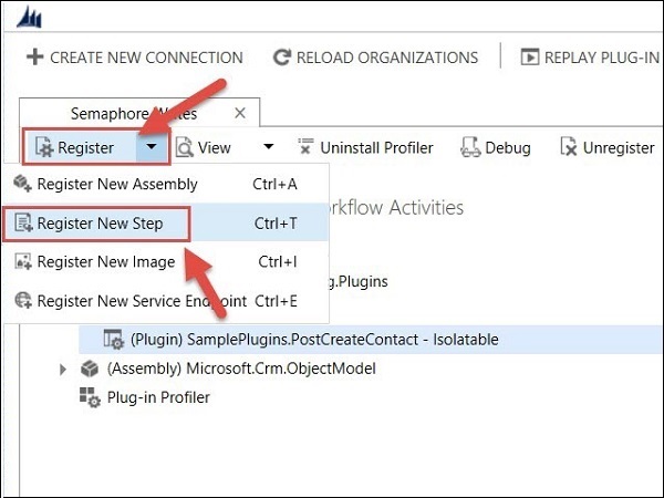 Mscrm 插件步骤注册新步骤