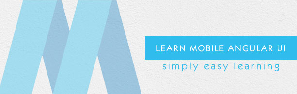 Mobile Angular UI 教程