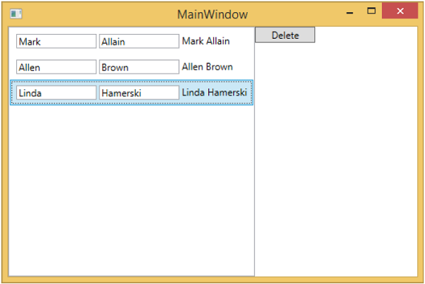 View and ViewModel Communication MainWindow2