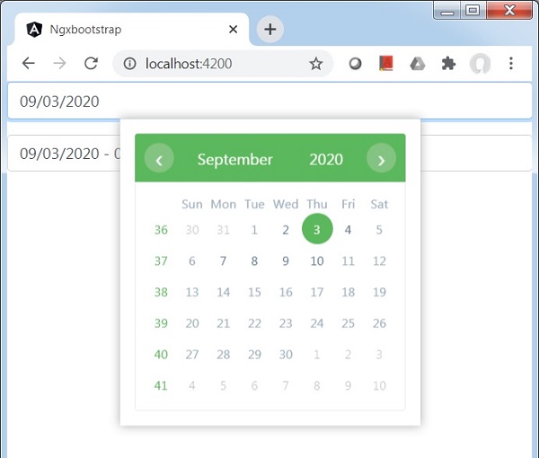 DatePicker