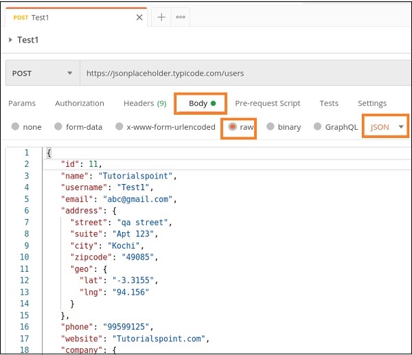 json Format