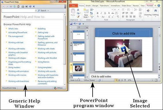 Microsoft PowerPoint 2010 中获取上下文帮助