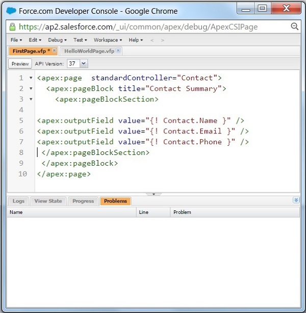 vf s record fields tables code