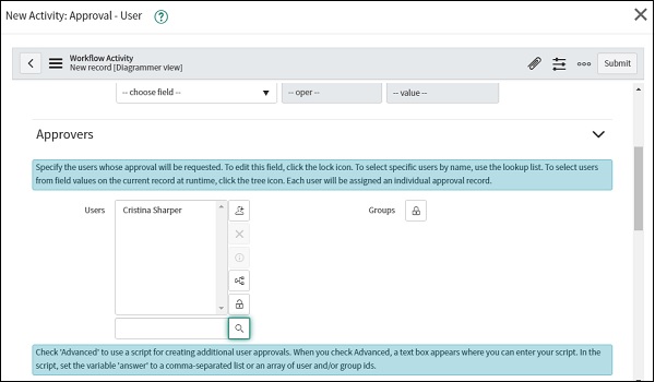 Approval User Activity