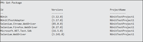 Selenium Package