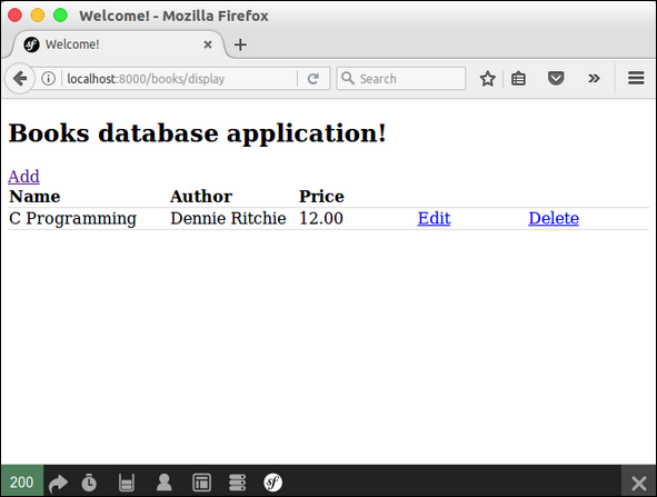 Books Database Application