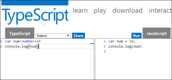 TypeScript 在线测试