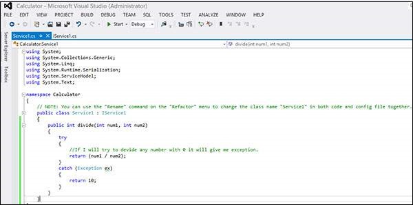 Wcf Exception Handling 5