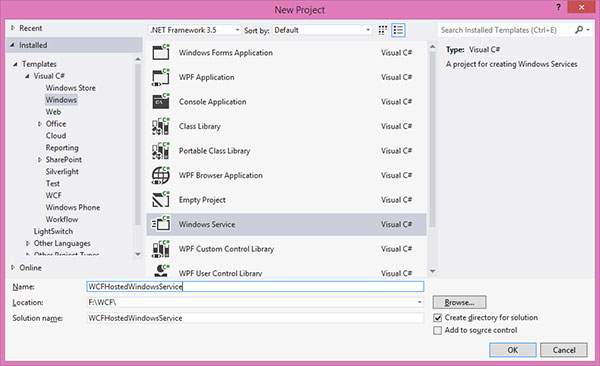 Wcf Hosting Services Windows Service 1