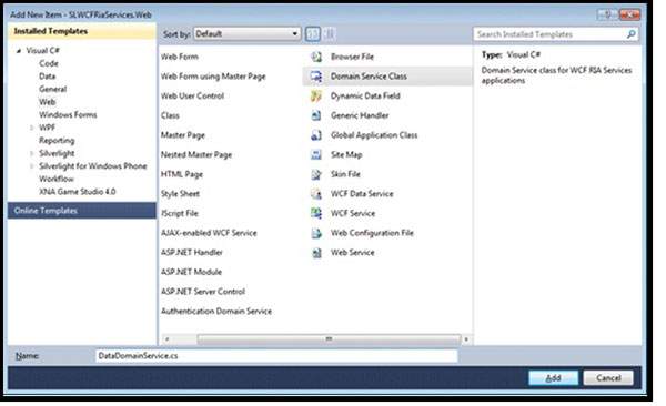 Wcf RIA Services 8