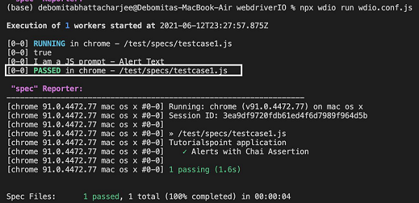 Chai Assertions Configuration