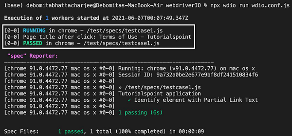 Mocha Spec File Created