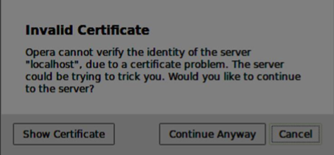 Invalid Certification