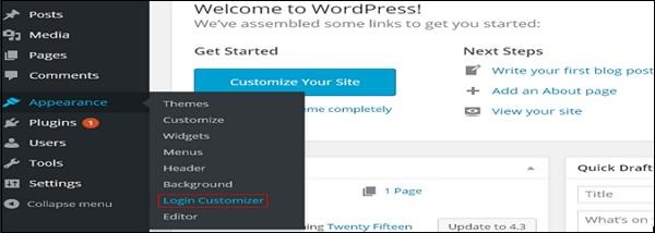 wordPress 自定义插件