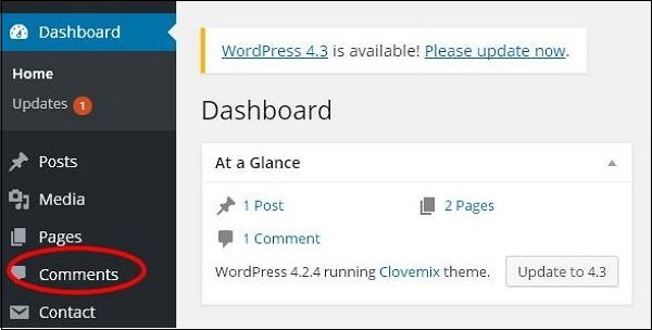 WordPress 编辑评论