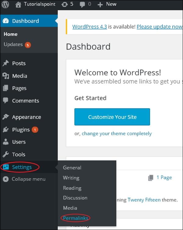 Wordpress 永久链接设置