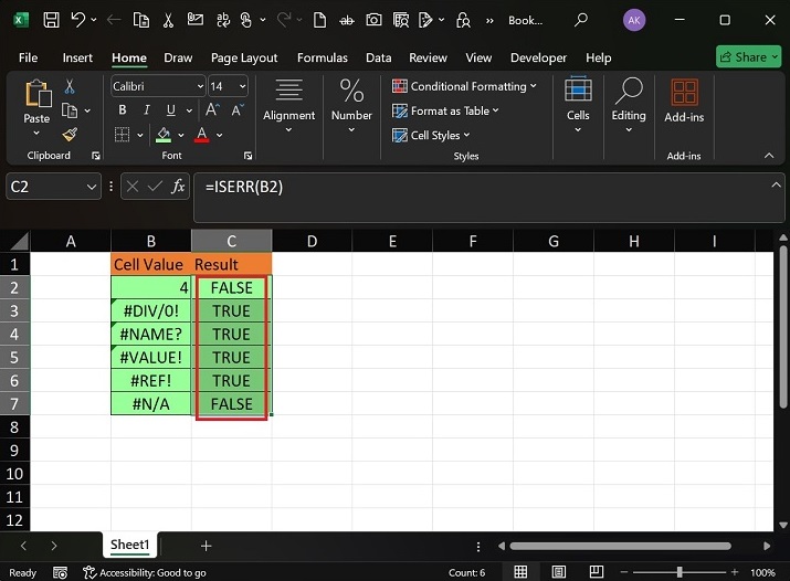 Basic ISERR Function2