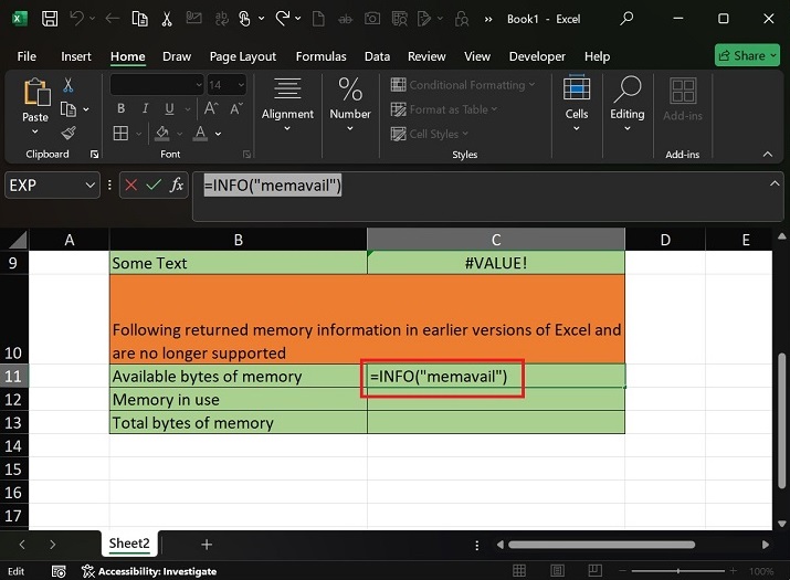 Crucial Details of System using INFO Function15