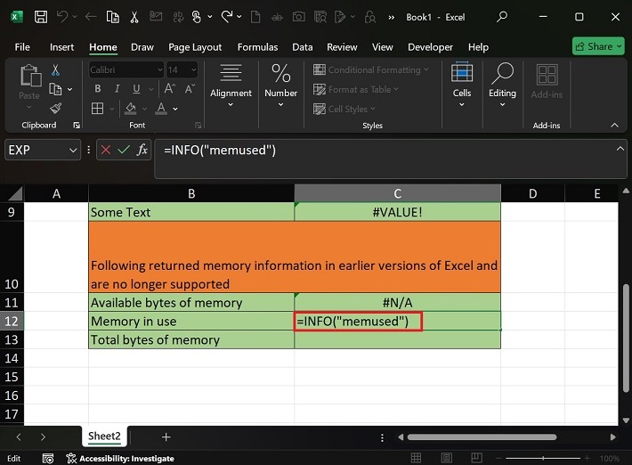 Crucial Details of System using INFO Function18