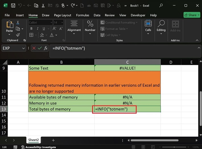 Crucial Details of System using INFO Function19