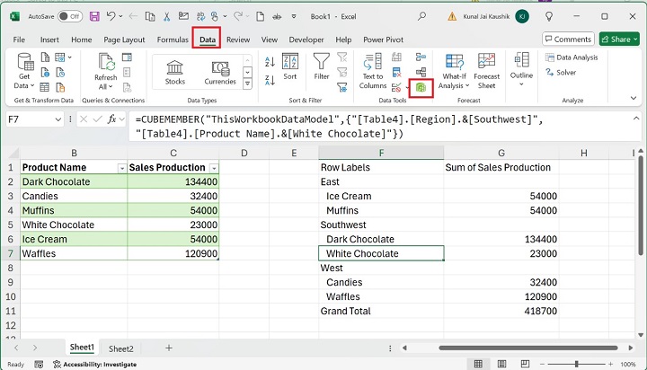 Excel CUBEKPIMEMBER 函数 3