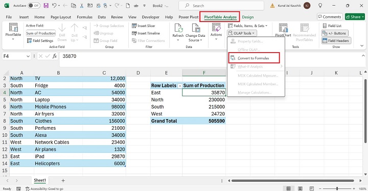 Excel CUBEMEMBER 函数 5