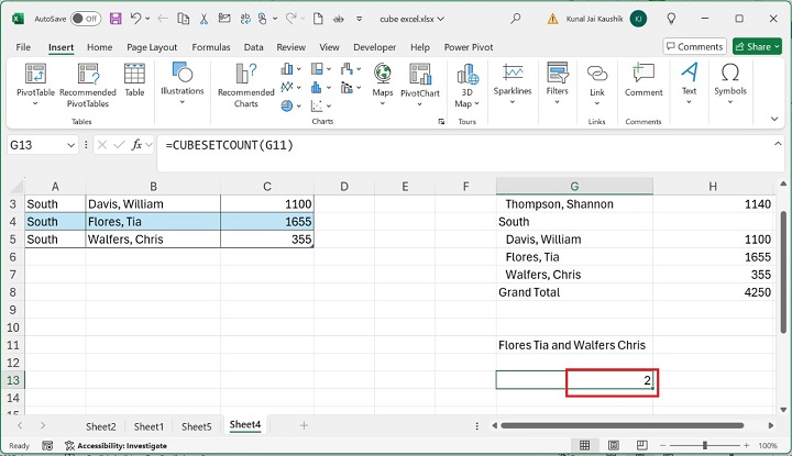 Excel CUBESETCOUNT 函数 9