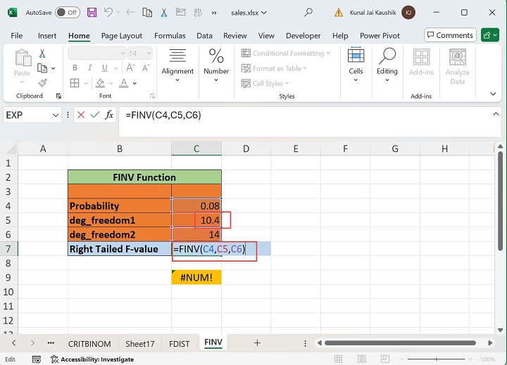 Excel FINV 函数7