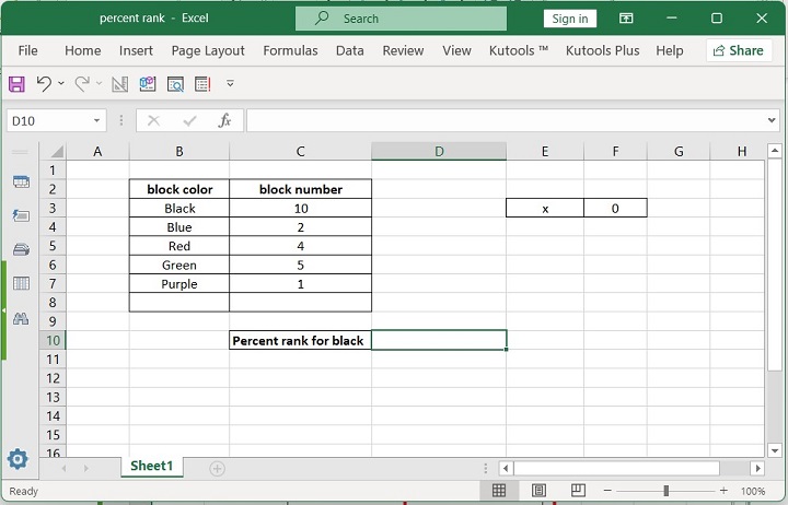 Excel PERCENTRANK 函数 8