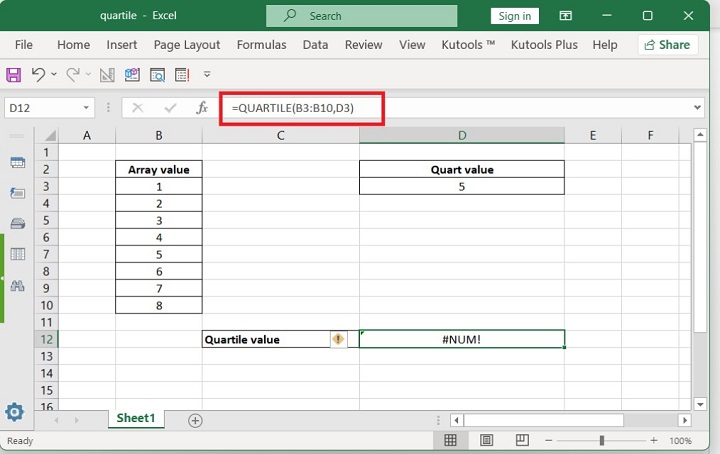 Excel QUARTILE 函数 15